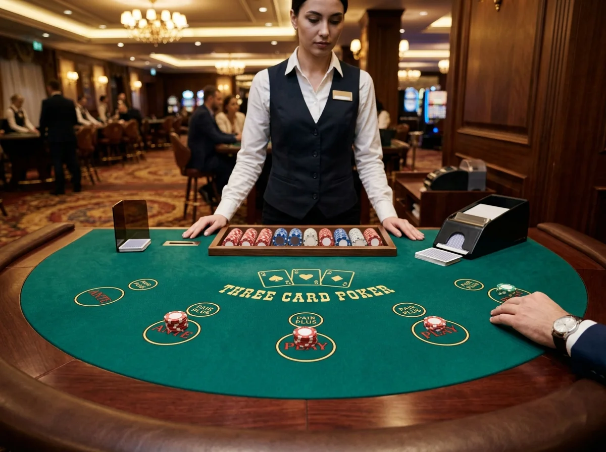 Three Card Poker at Spinch online casino table games